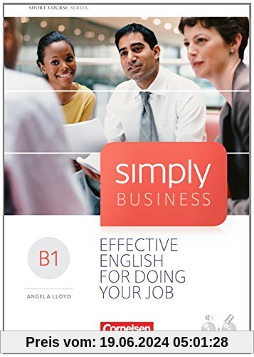 Simply Business: B1 - Coursebook: Mit Video-DVD und Apps